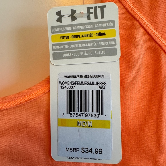 Under Armoir running shirt. Size M. NWT - Picture 6 of 7